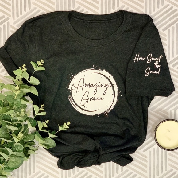 Bella Canvas Tops - New short sleeve Tee shirt Amazing Grace